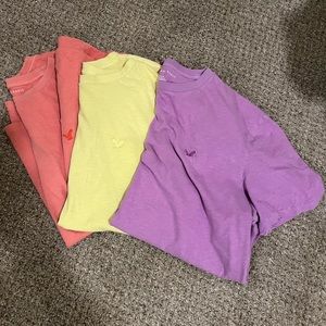 AMERICAN EAGLE  3 TSHIRTS!!
